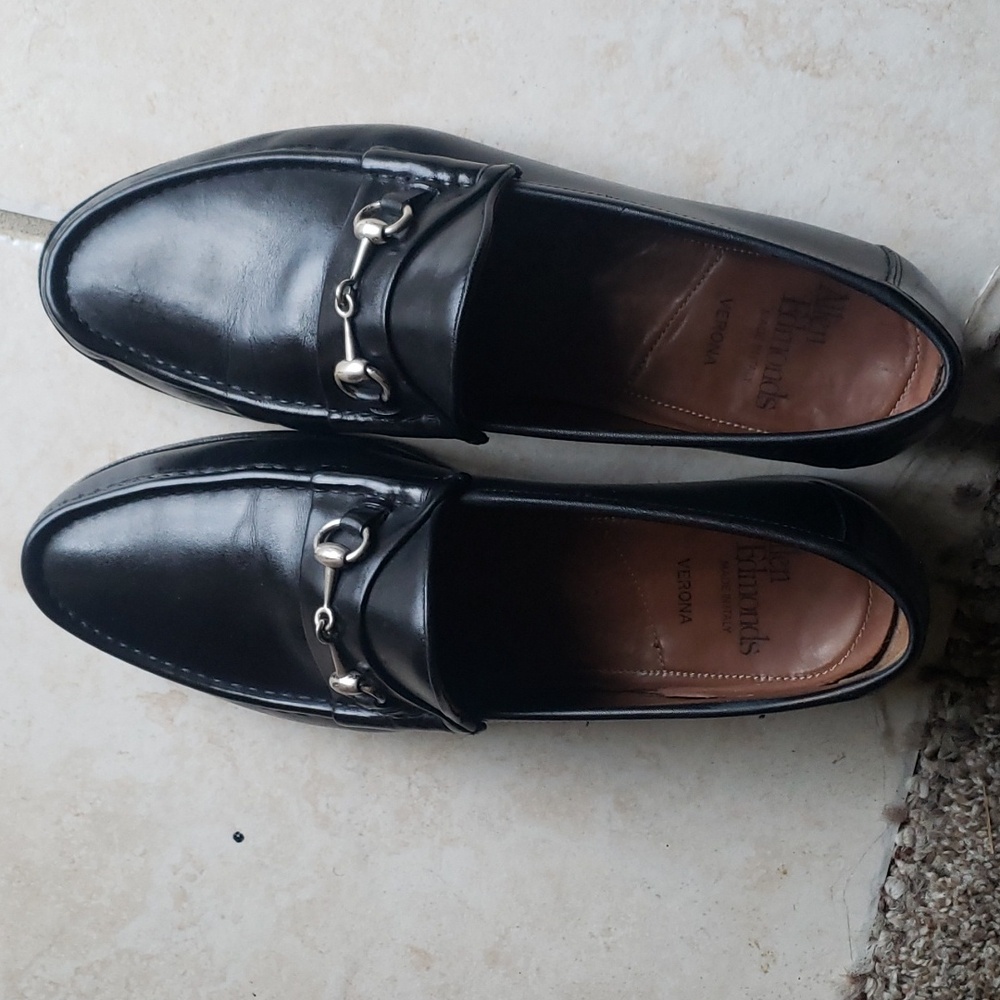 Allen Edmond  men's black shoe,sizes 10